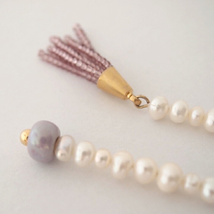 ADER.bijoux アデルビジュー BLOCK PEARL long asymmetry pierce{-AIA} 3