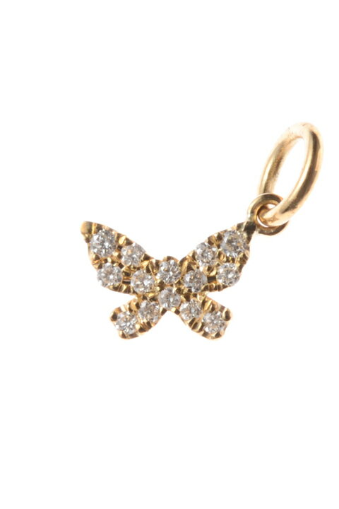 【30%OFFセール】VIVIAN COUTURE ヴィヴィアンクチュール バタフライパヴェチャーム{HO0096-K18-ABS}