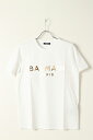 BALMAIN o} BF2 T-SHIRTS METALIC LOGO{11EF000B020-GAD-BAS}