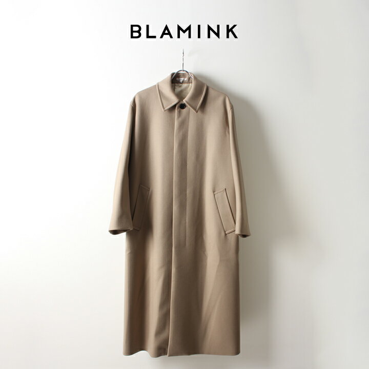 BLAMINK ブラミンク ウールステンカラー ロングコート 7925-299-0158-BEIGE-AIA