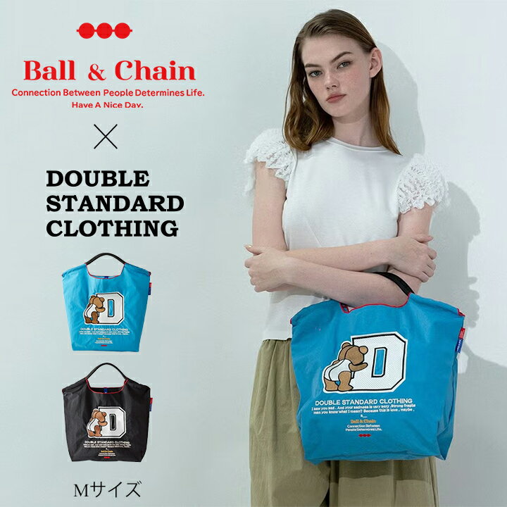 Shopping Bags - ダブスタ ダブルスタンダードクロージング バッグ ボールアンドチェーン｜DOUBLE STANDARD CLOTHING Ball&Chain ミニショッピングバッグ Mサイズ エコバッグ バッグ レディース ブラック