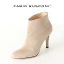 【30%OFFセール】FABIO RUSCONI ファビオルスコーニ FIGARO CAMOSCIO スエードアーモンドトゥブーティー{-AHA}