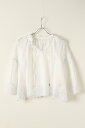 【30%OFF】グレースコンチネンタル|GRACE CONTINENTAL カットワークカフタントップ{0122241049-01WHT-BBS}レディース お...