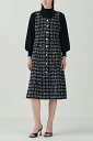 【40%OFFセール】グレースコンチネンタル|GRACE CONTINENTAL グレースクラス GRACE CLASS TweedDress フランスJulesTournier社製ツイード{-BDA}