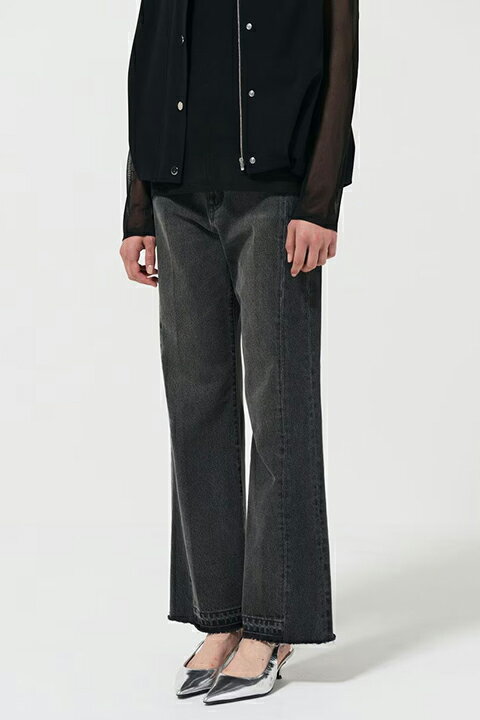 【40%OFFセール】グレースコンチネンタル｜GRACE CONTINENTAL ダイアグラム DIAGRAM サイド切替フレアデニムパンツ{0324311040-BDA}