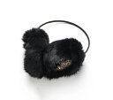 joujou ジュジュ EAR MUFFLER-BLACK-{-ACA}