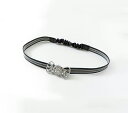 joujou ジュジュ RIBBON HAIRBAND CRYSTAL{-}