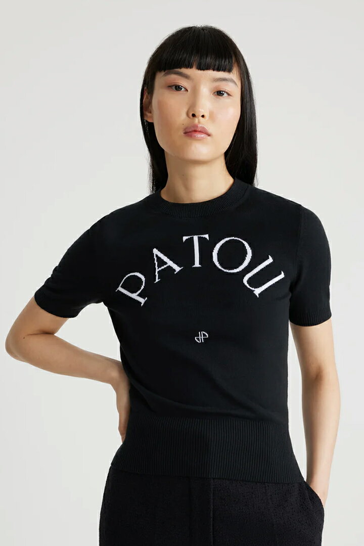 【20%OFF】PATOU パトゥ エコフレンドリーコットンブレンド パトゥ ジャカードニット トップ{-BDA}のサムネイル