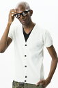 1piu1uguale3 ウノピゥウノウグァーレトレ GIZA COTTON S/S V CARDIGAN{MRK044-COT135-10-AFS}(4)