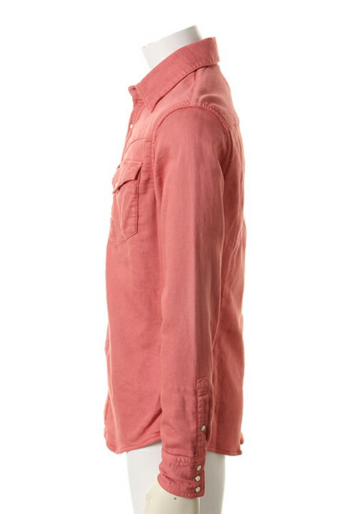 ▽50%OFFアウトレットセール31,900円→15,950円▽ 1piu1uguale3 ウノピゥウノウグァーレトレ SWEAT DENIM WESTERN SHIRT{MRS011-CTN007-41-AEA}