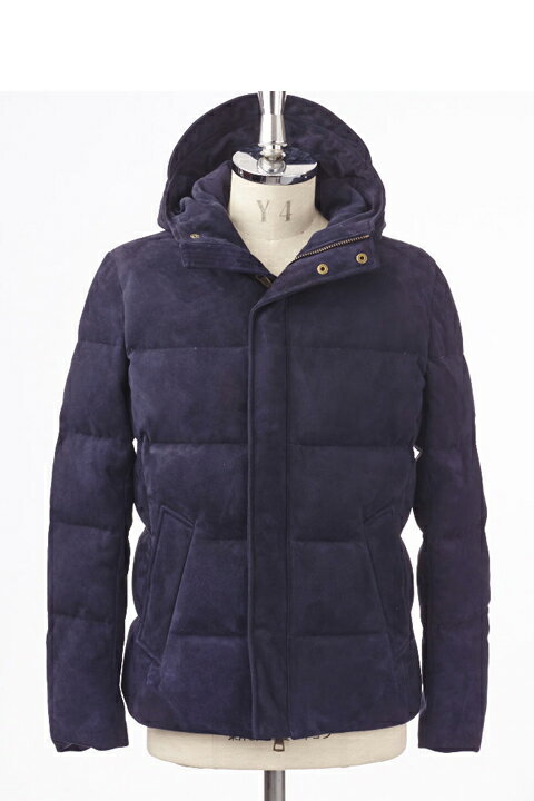 1piu1uguale3 ウノピゥウノウグァーレトレ GOAT SUEDE HOODED DOWN{MRB253-GOT001-57-AGA}