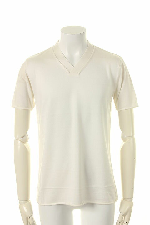 乐天商城 - 1piu1uguale3 ウノピゥウノウグァーレトレ KOHARU(SILK) S/S V-NECK{MRK105-SLK005-10-AGS}