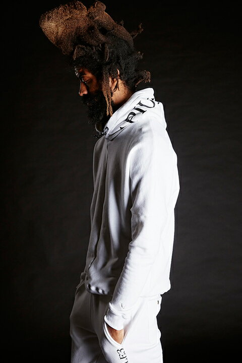 1piu1uguale3 ウノピゥウノウグァーレトレ R 113 WHITE Sweat Pullover Hoodie{RONE136-LS02-10-BAS}