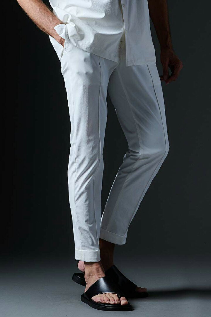 【20%OFFセール】1piu1uguale3 ウノピゥウノウグァーレトレ CREASE SLACKS{-BES}