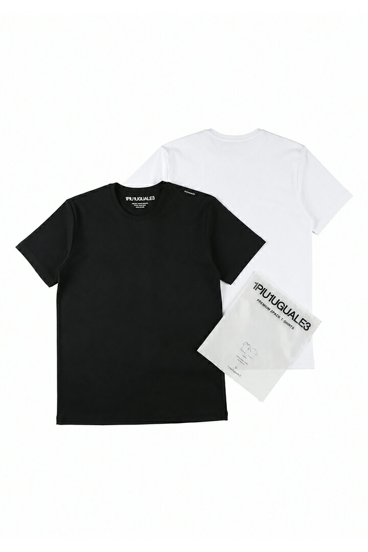 Rakuten - 1piu1uguale3 ウノピゥウノウグァーレトレ 2 PACK TEE{MRT380-COT434/MRT393-COT443-BFS}