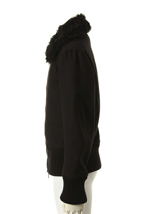 ANN DEMEULEMEESTER アンドゥムルメステール BOMBER JACKET CONRAD BLACK+LAURENZ BLACK{21-41-462014-013-AFA}