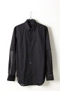 ANN DEMEULEMEESTER アンドゥムルメステール SHIRT COTONE BLACK PACE BLACK 1907-3602-120-098-BLK-AIS