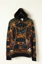 BALMAIN バルマン BH2 C&S HOODIE SCARF PRINT{-BJA}