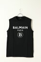 BALMAIN バルマン BH1 C&S TANK PRINT B-LOGO{11EC001B029-OPA-BAS}