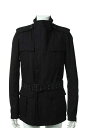 BALMAIN バルマン PARKA BIKER CEINTUREE HOMME MEN PARKA JACKET{S3HT299C106-176-ACS}