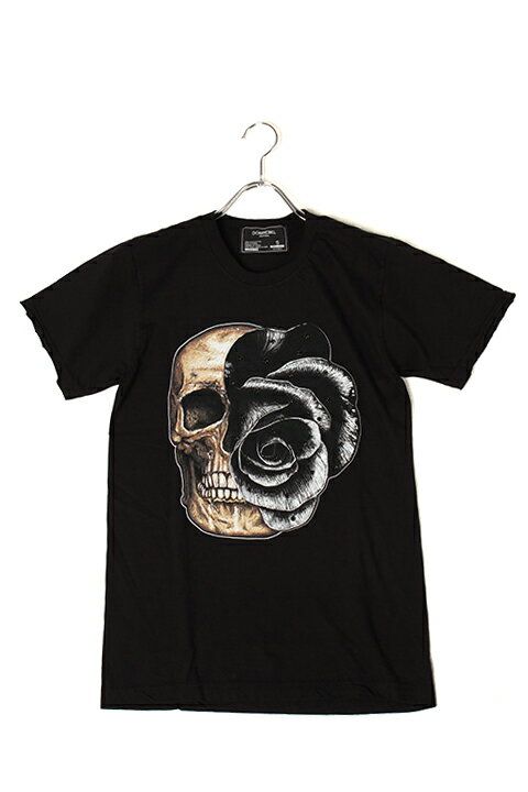 【23%OFF】DOMREBEL ドムレーベル SKULL T-SHIRT ブラックスワロフスキー/カスタムモデル{-AHS}