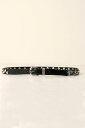 el conductorH コンダクター LEATHER TRAPEZOID STUDS BELT{-BDA}