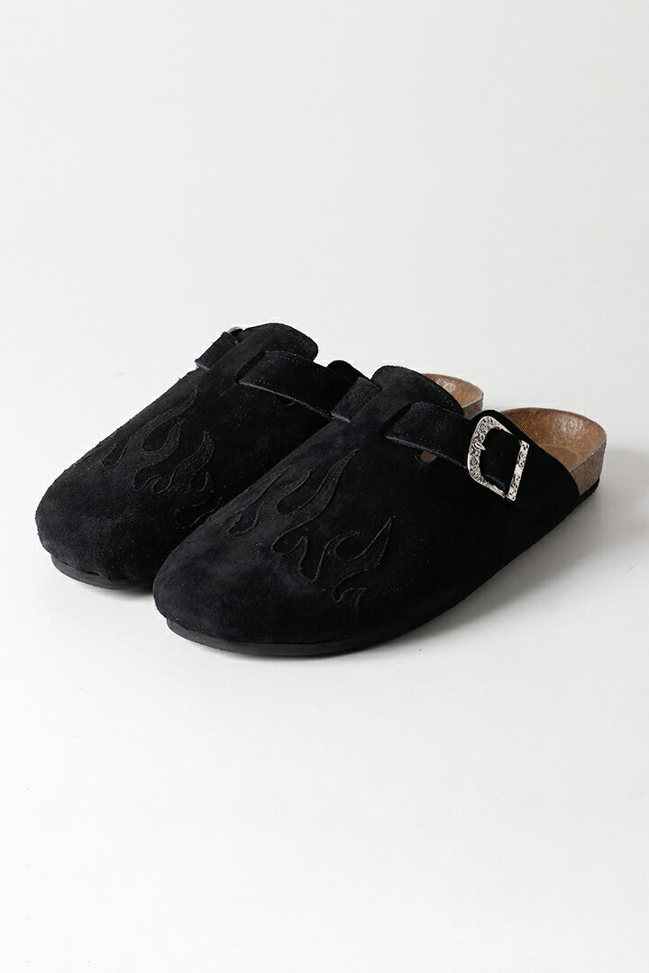 el conductorH コンダクター FLAME PATTERN SABO SANDALS{-BFS}