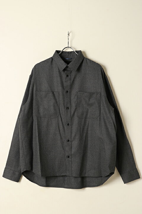 Rakuten - 【30%OFFセール】junhashimoto ジュンハシモト WOOL MELTON SHIRTS{-BBA}