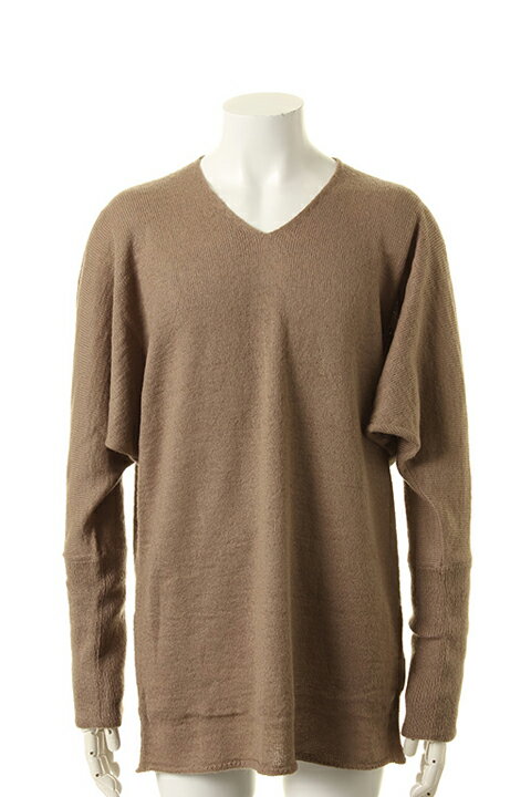 kiryuyrik 奦奦 Dolman V Neck Knit{KP-HK07-108-2BRW-ADA}