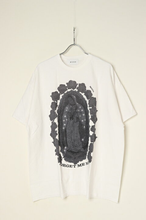 【30%OFFセール】SLAVE OF MAYO スレイブオブメイヨー DOUBLE NAME LIMITED ITEM Maria Tee S/S{22MY-ST001-UBB-WHT/クリスタル-BBA}