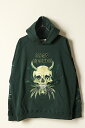 MAYO C[ MAYO Devil Skull Embroidery Hoodie{-BCS}