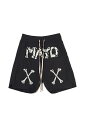 y24SSVzMAYO C[ MAYO BONES Embroidery Shorts{-BDS}