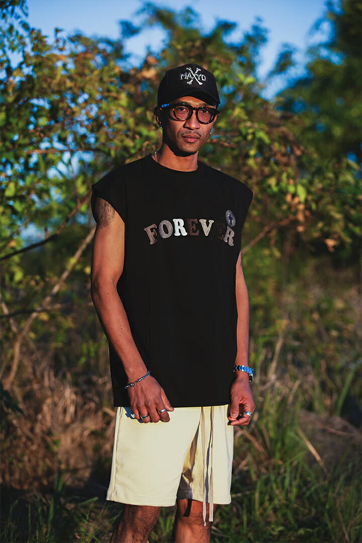 MAYO メイヨー MAYO FOREVER EMBROIDERY SLEEVELESS TEE{-BES}