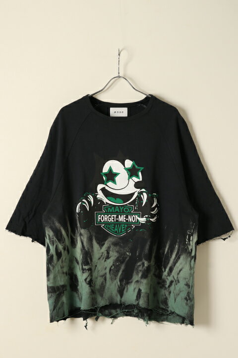 MAYO×slave of fashion メイヨー×スレイブオブファッション 【SLAVE OF MAYO】DOUBLE NAME LIMITED ITEM Fire SWEAT Tee{-BBA}