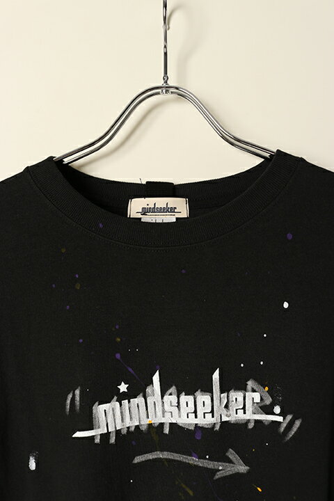 【30%OFFセール】mindseeker マインドシーカー HAND PAINT & GRAFFITI L/S TEE{-BCS}