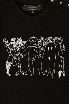 ★KIDS/BABY★ HYDROGEN KIDS ハイドロゲン キッズ MONSTER PARTY CREWNECK SWEAT SHIRT{212-31739001-150-AFA}