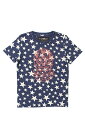 ★KIDS/BABY★ HYDROGEN KIDS ハイドロゲン キッズ ALLOVER STAR T-SHIRT{212-21741001-510-AFS}