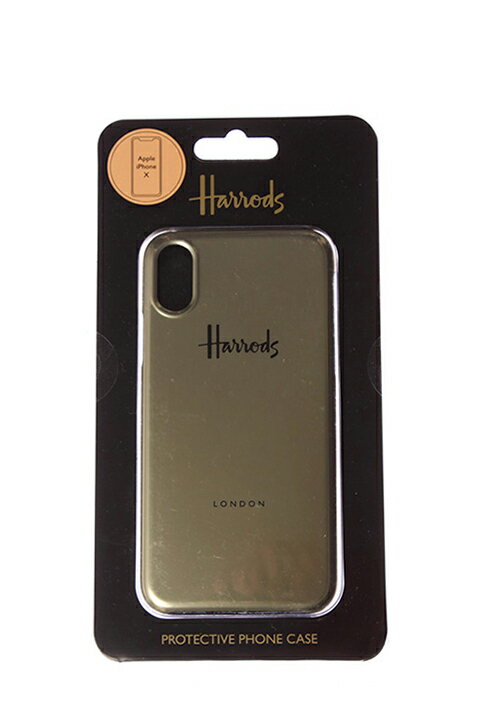 乐天商城 - Harrods ハロッズ ハロッズ ゴールドケース iPhoneX{-AHS}