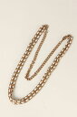 ▽アウトレットセール 60%OFFで8,580円→3,432円▽ Silver & Leather Loop-Chain{-}