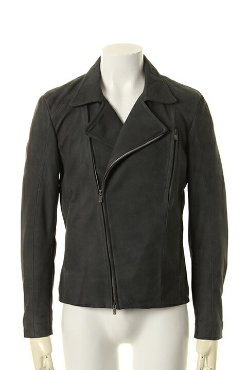 乐天商城 - OURET オーレット OIL SHEEP NUBUCK DOUBLE RIDERS JACKET{-AGA}