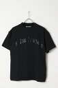 Palm Angels パームエンジェルス Curved Logo T-shirt{PMAA001S25JER0041010-BES}(4)