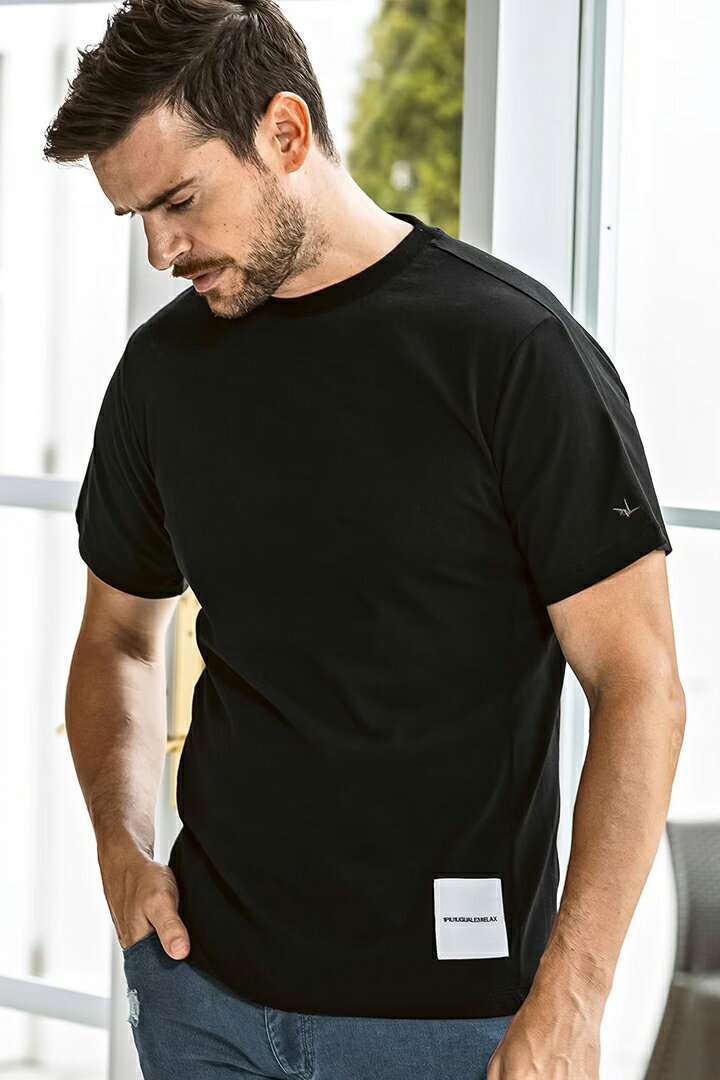Rakuten - 【10%OFFセール】1piu1uguale3 RELAX ウノピゥウノウグァーレトレ リラックス ネームパッチ半袖Tシャツ{-BFS}