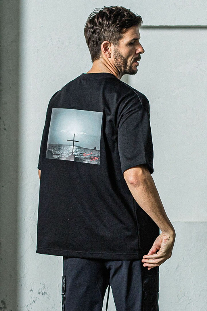 RESOUND CLOTHING ꥵɥ BACK Photo OVER TEE{-BES}