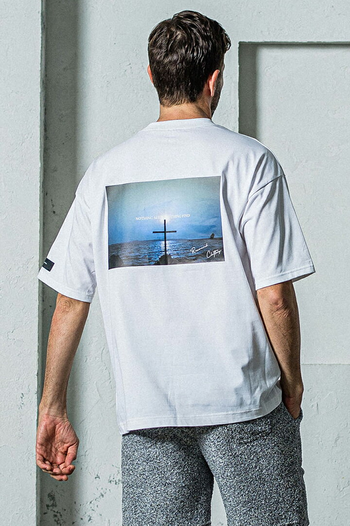 RESOUND CLOTHING ꥵɥ BACK Photo OVER TEE{-BES}
