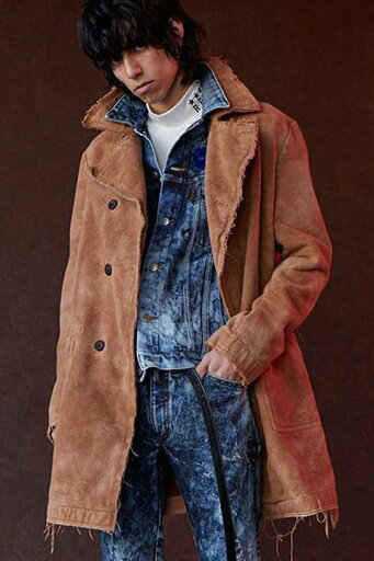 【50%OFFセール】roarguns ロアーガンズ HOT FIX COTTON FLEECE COAT{-AHA} 【50%OFFセール】roarguns ロアーガンズ HOT FIX COTTON FLEECE COAT{-AHA}