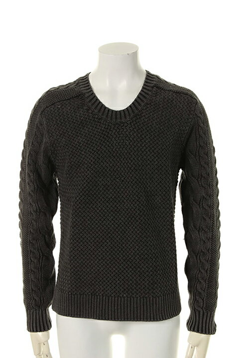 SandBlaster ɥ֥饹 Cable V-neck pullover long sleeve{SBID-009CT01-58...