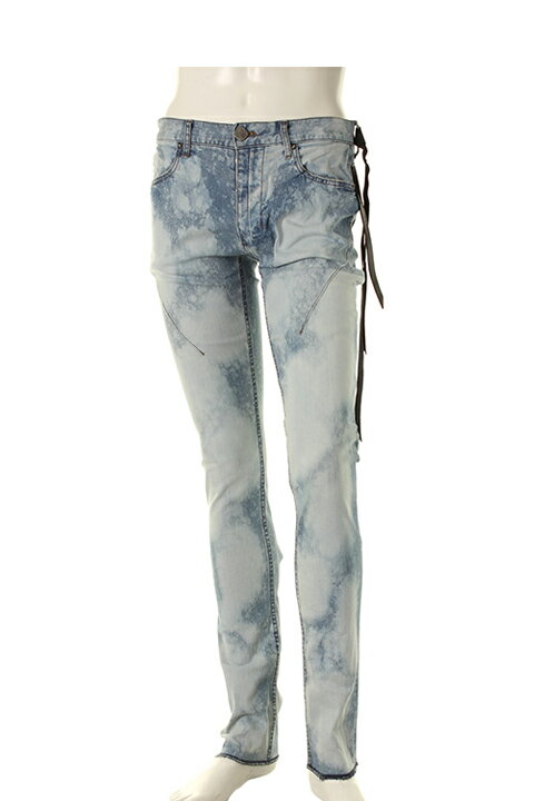 SEIGEKI 青激 セイゲキ SPLATTER INDIGO BLEACH SKIN DENIM{-AGS}