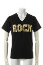 T' ティー 【THE SECRET COLLABORATION ART series 歴清社×T' “GOLD&PLATINUM” TEE】Vee Neck Short Sleeve BASIC(K621){-AHS}