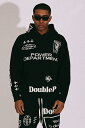 y24SSVzTAIN DOUBLE PUSH ^C_uvbV POWER DEPARTMENT KNIT P/O HOODIE{-BDS}