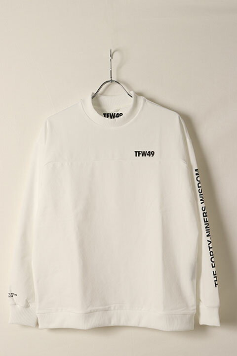 【24SS新作】TFW49 ティーエフダブリューフォーティーナイン THICK COLLAR CREW NECK PRINT LONG T{-BDS}